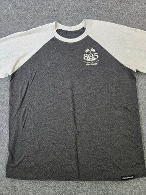 Fasthouse 805 Raglan Baseball Shirt Adult XL Black 3/4 Sleeve Moto MX Racing Tee